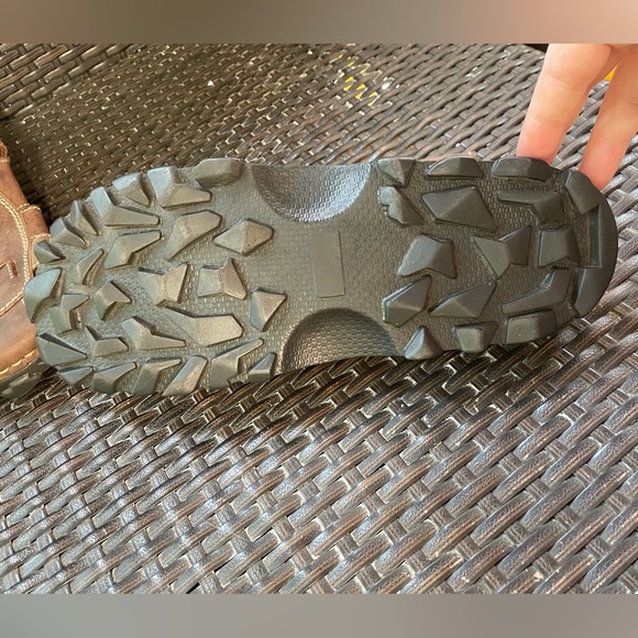 Volks Walkers Leather Sandals Men’s Closed Toe Hiking Sandals Brown Size 12 - Picture 6 of 8